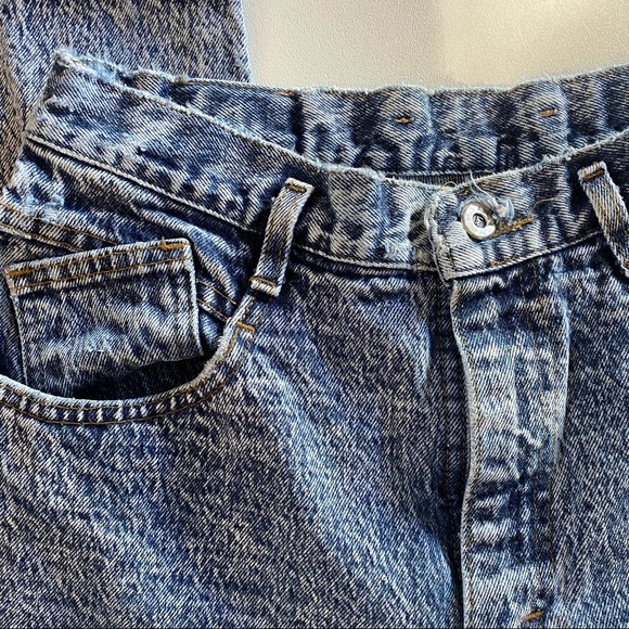 Vintage Lee Acid Wash High Rise Denim Jeans - Picture 6 of 7